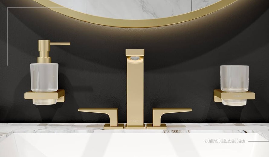 ماندگاری رنگ شیرآلات طلایی