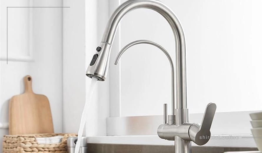 کاربردهای اصلی شیر آشپزخانه دو منظوره