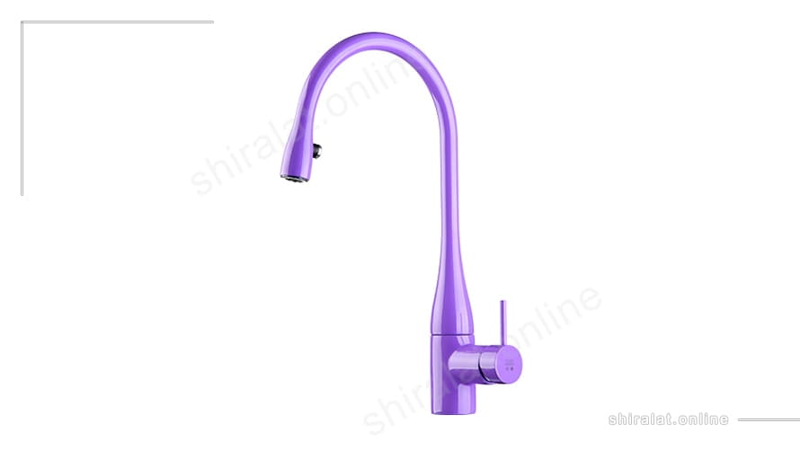 شیر آشپزخانه پایه بلند با آبکاری خاص