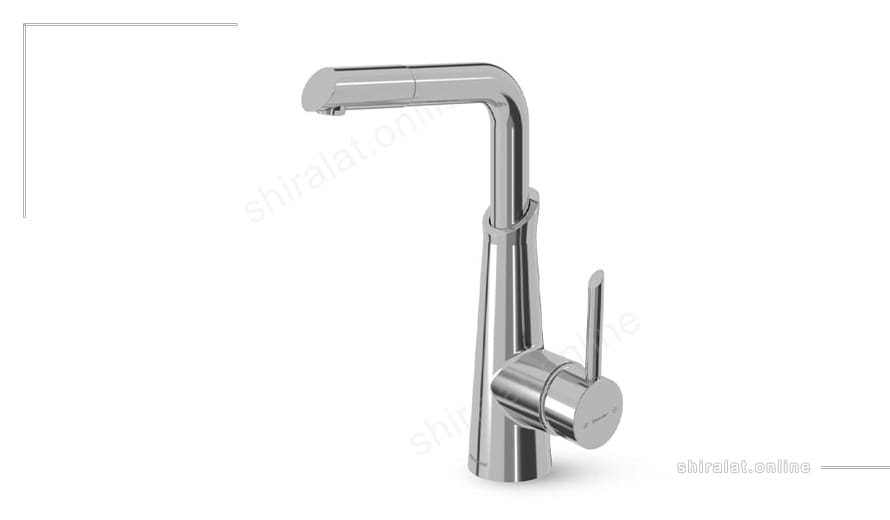 شیر آشپزخانه پایه بلند مدل شاوری